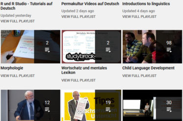 Videos, Podcasts, Webseiten und andere Ressourcen für die Sprachwissenschaft