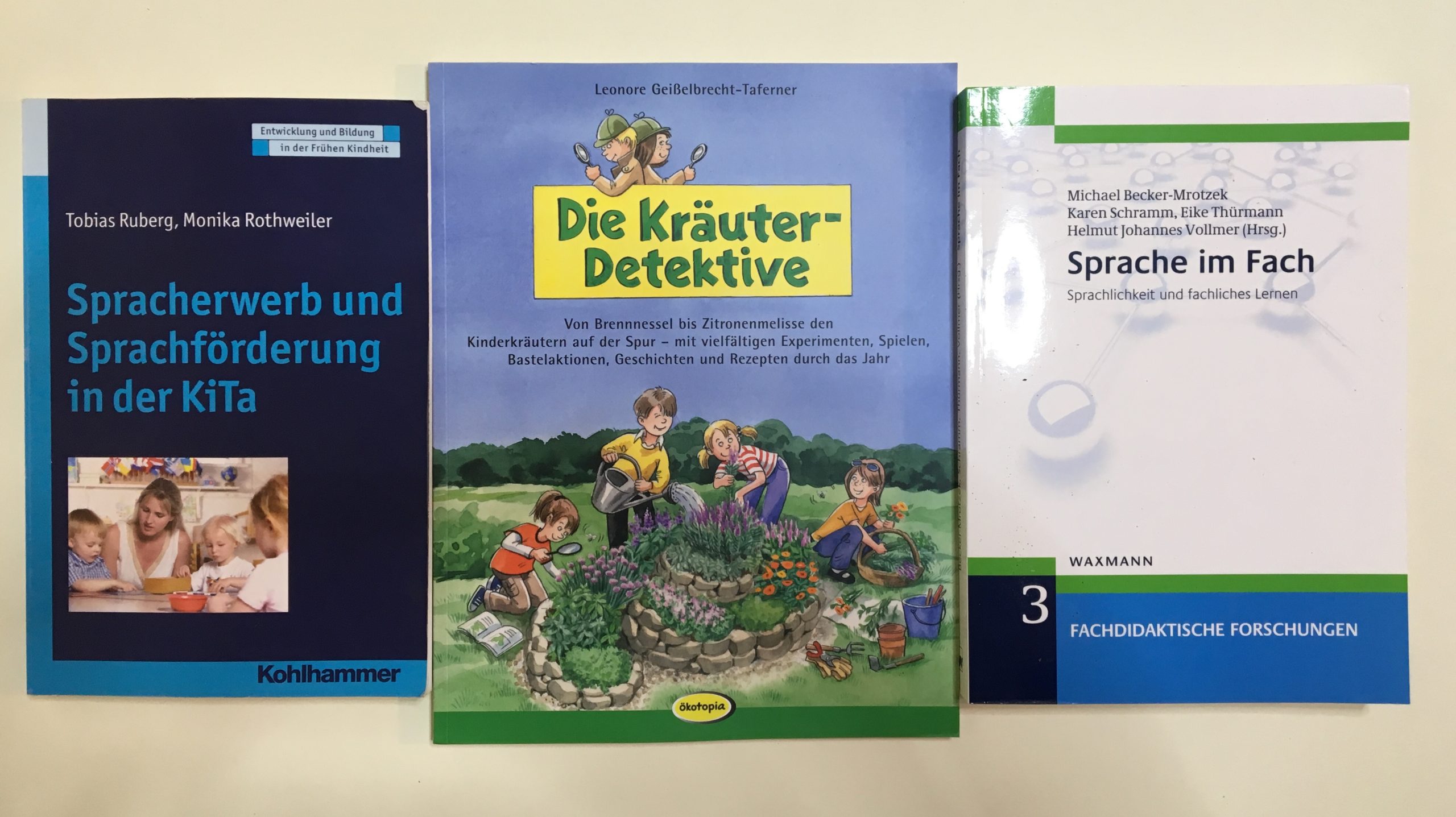 Bücher zu den Themen Sprachentwicklung, Sprachbildung, Sprachförderung, sprachsensibler Unterricht und BNE