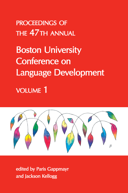 BUCLD Conference Proceedings Series