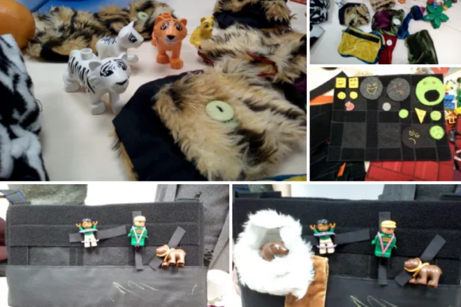 Teile des Toolkits bei einem Event an der Universität zu Köln (2018)