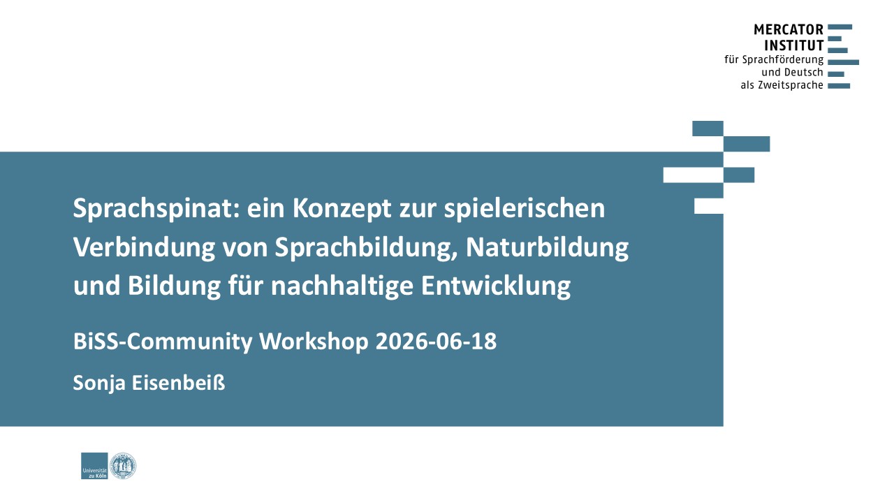 Vortragsfolien für den Sprachspinat-BiSS-Community-Workshop am 18.6.2026